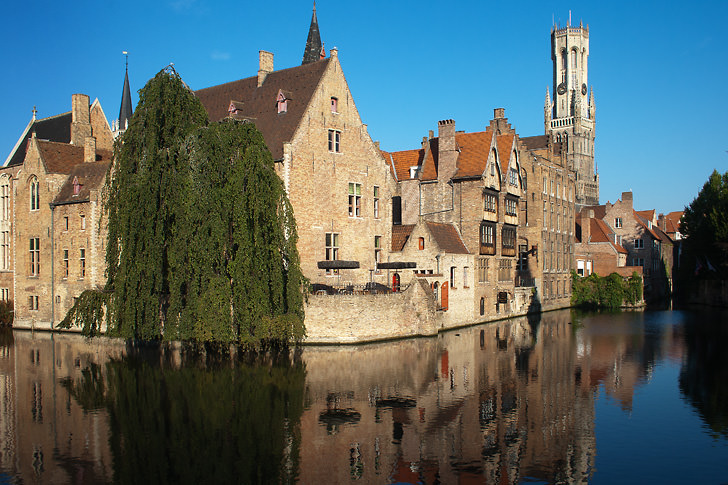Bruges in Belgium. They call it the venice of the north